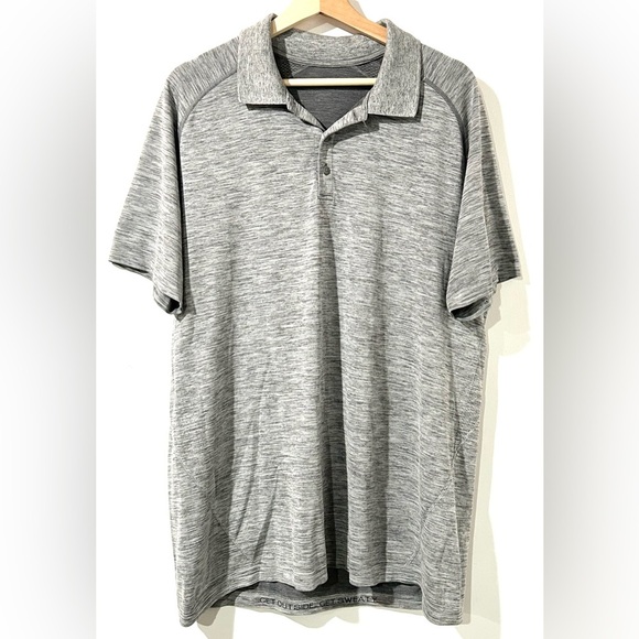 Lululemon Metal Vent Tech Polo in Slate / White XL - Picture 1 of 6